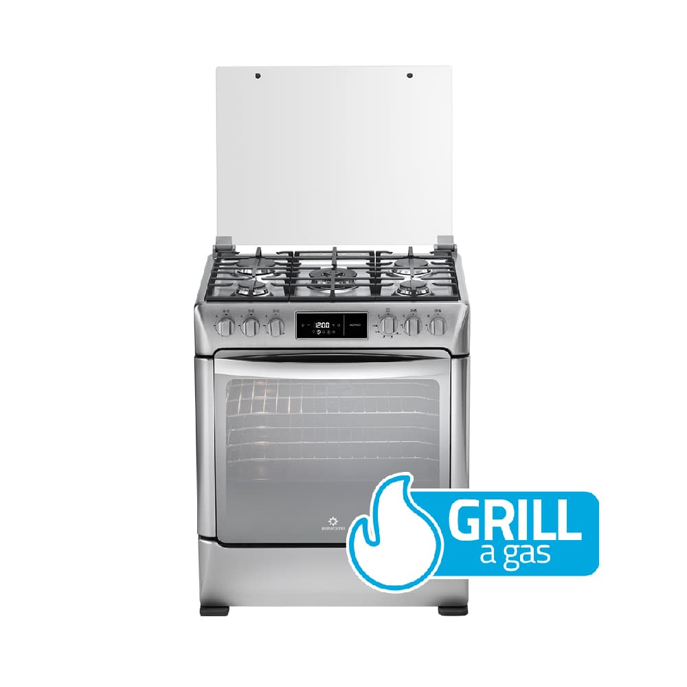 Indurama Mónaco Zafiro Cocina 30" 5 Quemadores Control Touch Grill | Electrodomésticos