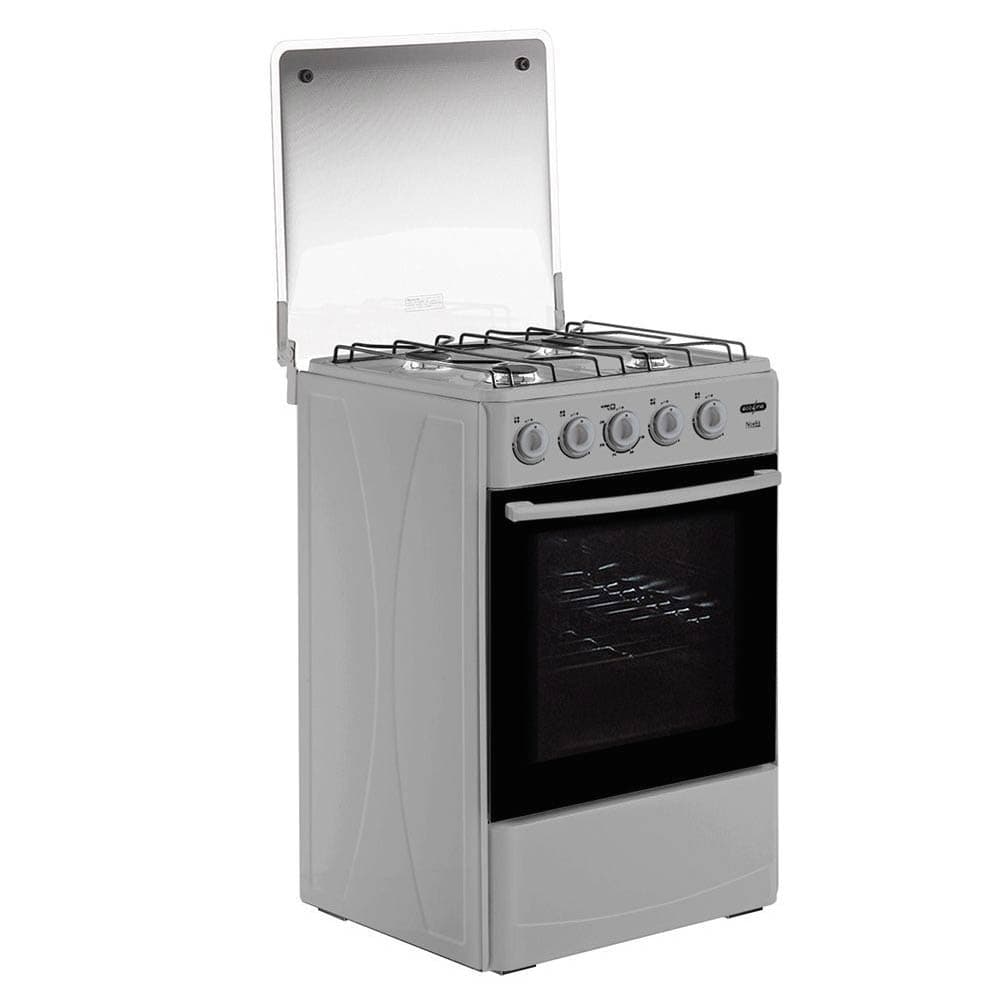 Ecoline Noelia Cocina 21" 4 Quemadores Quemador Jumbo Encendido Electrónico Luz Horno Croma | Electrodomésticos